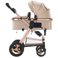 Luxury Babystroller Push Chair Baby Stroller Foldable 3 In 1